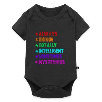 autism - Baby Premium short-sleeve bodysuit - black - Front