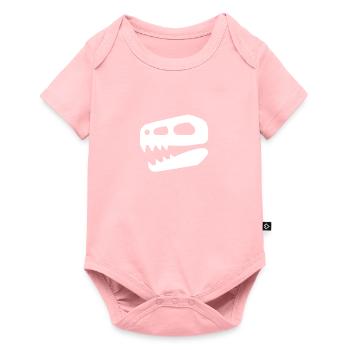 Dino - Baby Premium short-sleeve bodysuit - rose - Front