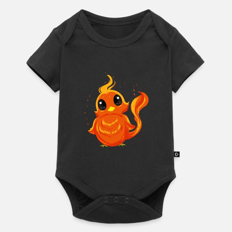 "CUTE PHOENIX" ~ Cute phoenix chick - Baby Premium short-sleeve bodysuit - black