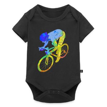 Bicycle Road Bike Cycling Sport Fitness - Baby Premium short-sleeve bodysuit - black - Front