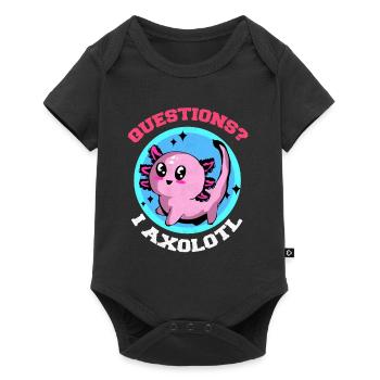 axolotl - Baby Premium short-sleeve bodysuit - black - Front