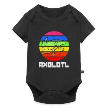 axolotl - Baby Premium short-sleeve bodysuit - black - Front