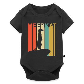 meerkat - Baby Premium short-sleeve bodysuit - black - Front