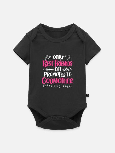 Patin - Baby Premium Kurzarmbody - Schwarz