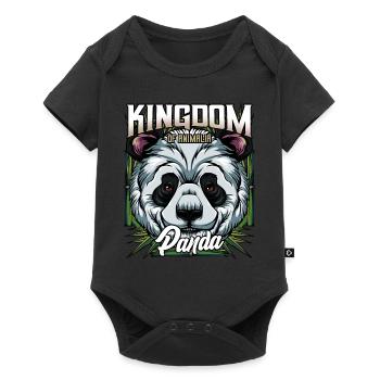 Panda Bear Bamboo Bear Great Panda wildlife gift - Baby Premium short-sleeve bodysuit - black - Front