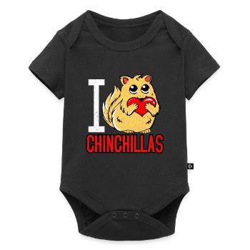 Chinchilla - Body à manches courtes Premium Bébé - noir - Devant