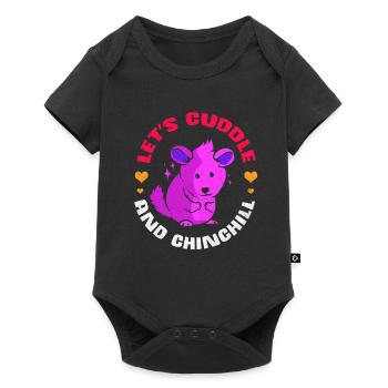 Chinchilla - Body à manches courtes Premium Bébé - noir - Devant