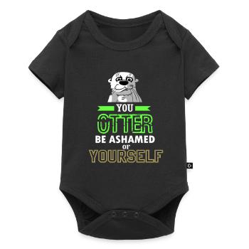 Otter Ferret Marten Water Sea Otter Beaver Sweet - Baby Premium short-sleeve bodysuit - black - Front