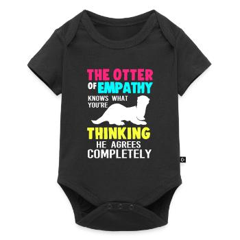 Otter Ferret Marten Water Sea Otter Beaver Sweet - Baby Premium short-sleeve bodysuit - black - Front