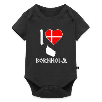 Bornholm Danemark - Body à manches courtes Premium Bébé - noir - Devant
