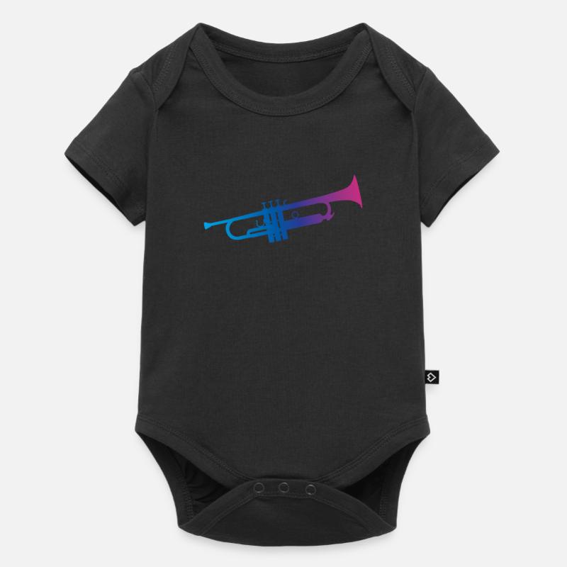 trompette - Body à manches courtes Premium Bébé - noir