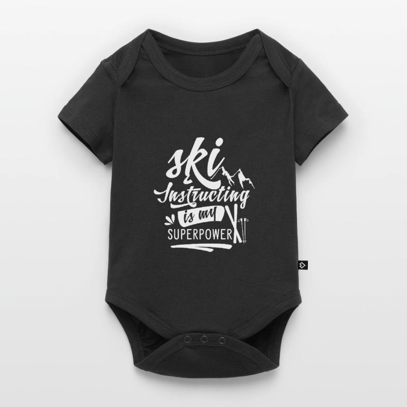 Ski instructor Ski instructor Ski instructor Ski instructor Baby Premium short-sleeve bodysuit
