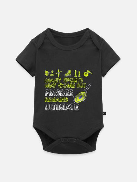 Frisbee - Baby Premium Kurzarmbody - Schwarz