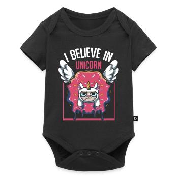 Donut - Baby Premium Kurzarmbody - Schwarz - Vorne