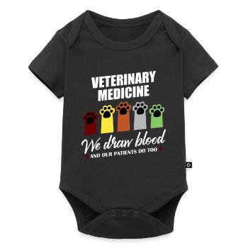 Veterinary Assistant Veterinary Medicine Veterinary Medicine Shirt - Baby Premium short-sleeve bodysuit - black - Front