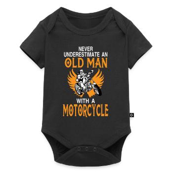 Moto moto moto shirt - Body à manches courtes Premium Bébé - noir - Devant