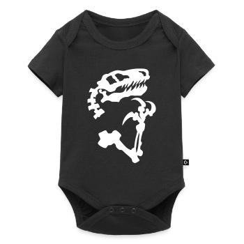 Dinosaure Velociraptor squelette Philosoraptor - Body à manches courtes Premium Bébé - noir - Devant