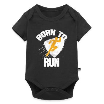 Cadeau cool Born To Run - Body à manches courtes Premium Bébé - noir - Devant