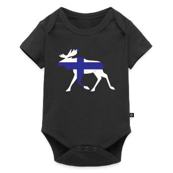 finland - Baby Premium short-sleeve bodysuit - black - Front