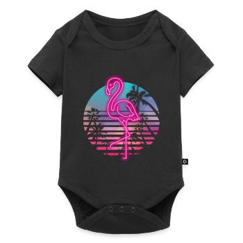 Flamingo Miami - Baby Premium short-sleeve bodysuit - black - Front