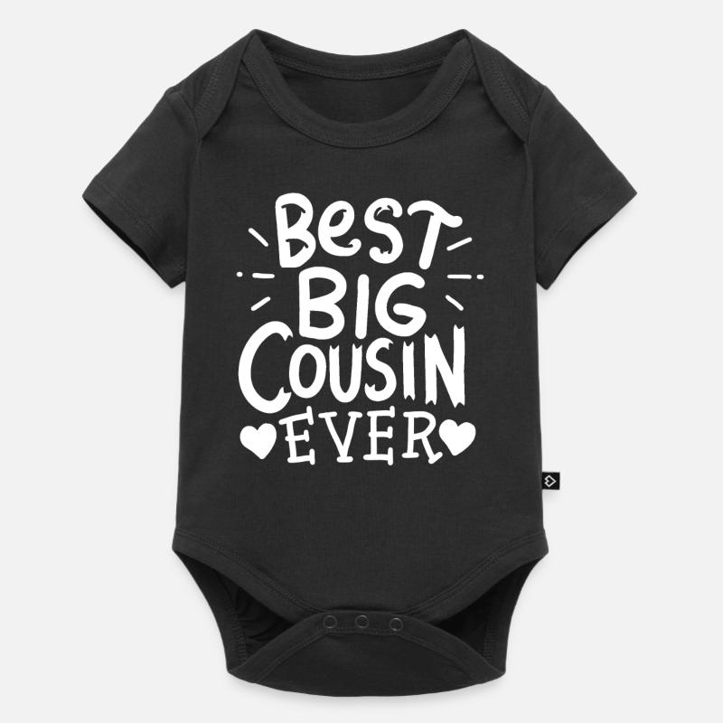 Grand cousin - Body à manches courtes Premium Bébé - noir