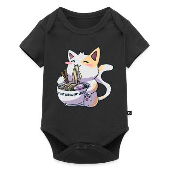 Anime Ramen Kawaii Japanese Noodles - Baby Premium short-sleeve bodysuit - black - Front