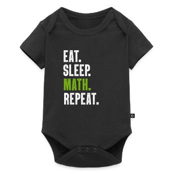 math - Body à manches courtes Premium Bébé - noir - Devant