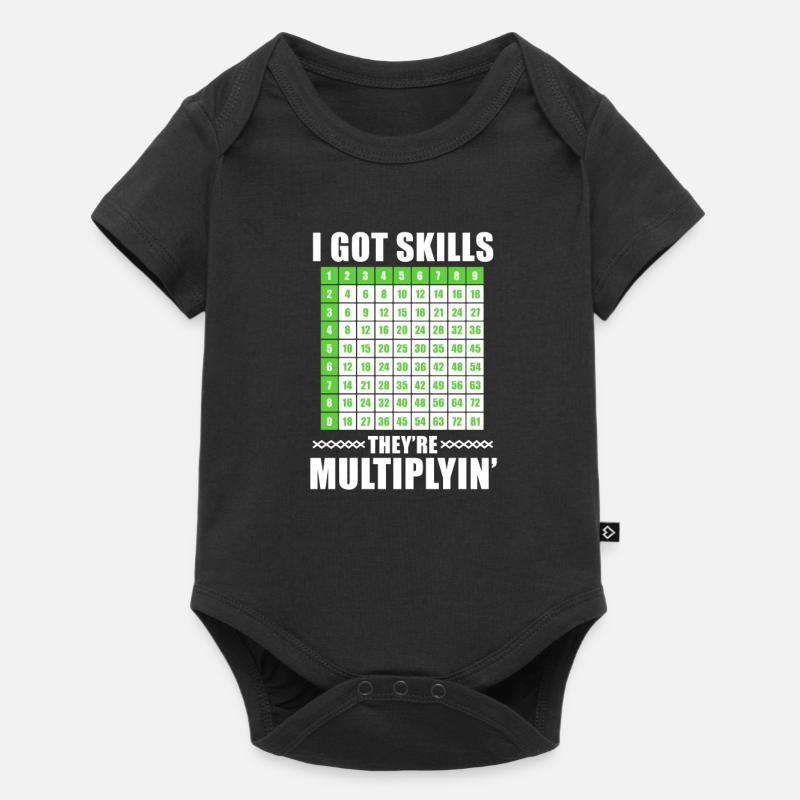 Math math - Baby Premium short-sleeve bodysuit - black