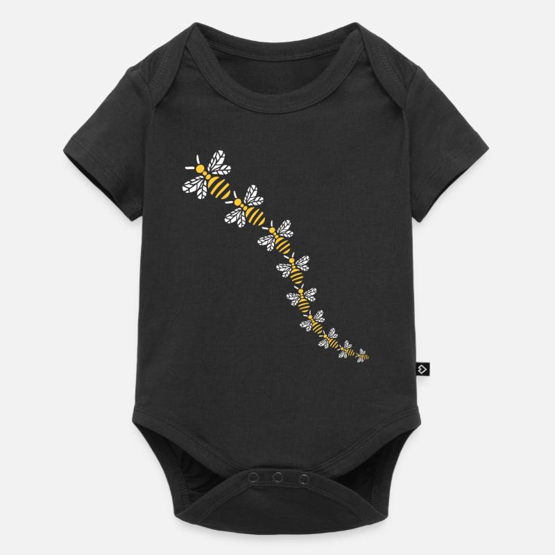 Beaucoup d’abeilles - Sauvez les abeilles - Body à manches courtes Premium Bébé - noir