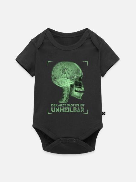 Boxen - Baby Premium Kurzarmbody - Schwarz