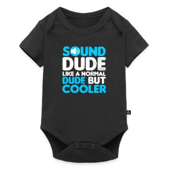 Ingénieur du son Sound Dude Normal Gift - Body à manches courtes Premium Bébé - noir - Devant