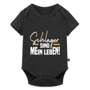 Schlager - Baby Premium short-sleeve bodysuit - black - Front