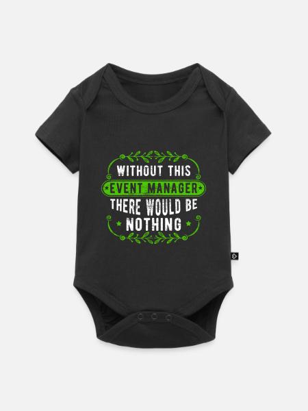 Event Manager - Baby Premium Kurzarmbody - Schwarz