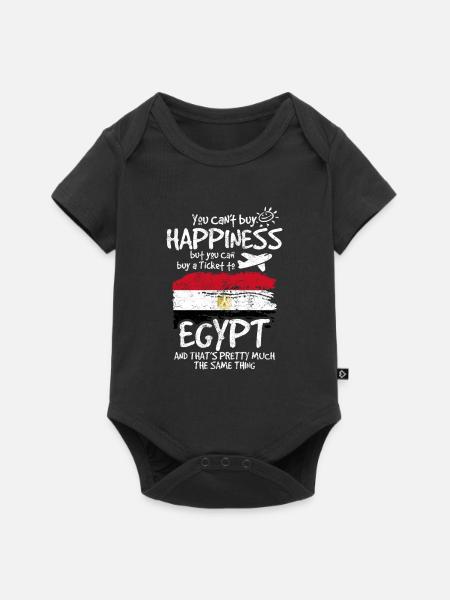 Ägypten - Baby Premium Kurzarmbody - Schwarz