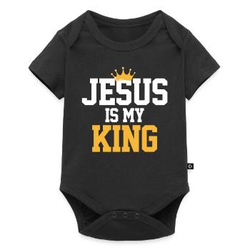 Christen - Baby Premium Kurzarmbody - Schwarz - Vorne