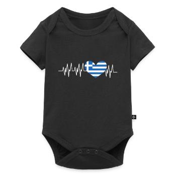 Greece - Baby Premium short-sleeve bodysuit - black - Front