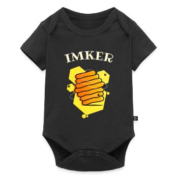 Imker - Baby Premium Kurzarmbody - Schwarz - Vorne