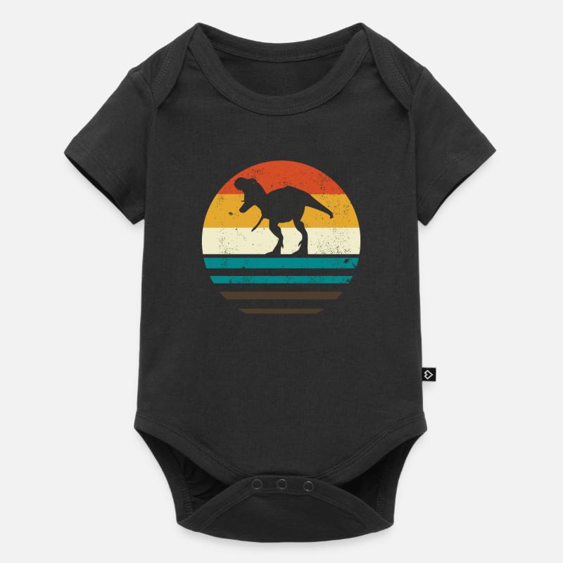 dinosaure - Body à manches courtes Premium Bébé - noir