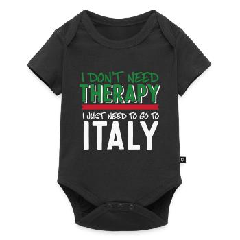 Italy - Baby Premium short-sleeve bodysuit - black - Front