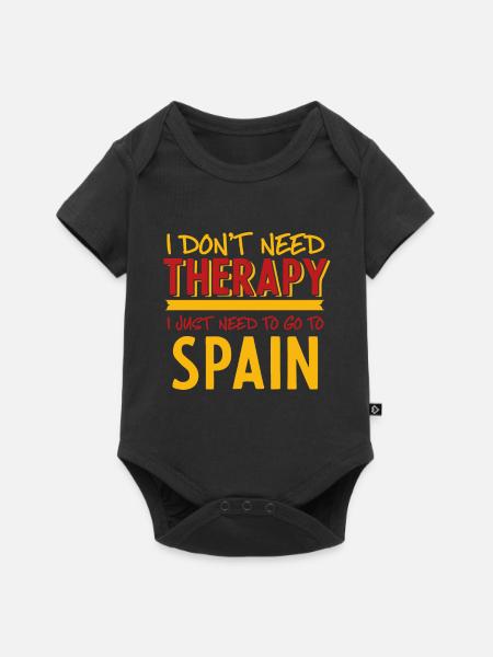 Spanien - Baby Premium Kurzarmbody - Schwarz