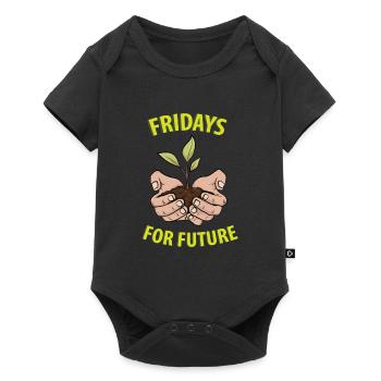 Fridays for Future - Baby Premium short-sleeve bodysuit - black - Front