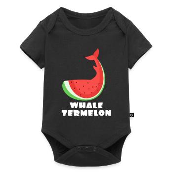 melon d'eau - Body à manches courtes Premium Bébé - noir - Devant