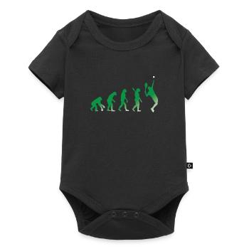 EVOLUTION TENNIS - Baby Premium short-sleeve bodysuit - black - Front