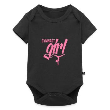 Gymnast Gymnastics Gymnastics Gymnast Gymnast - Baby Premium short-sleeve bodysuit - black - Front
