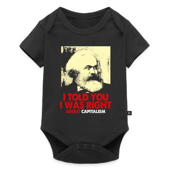 Communism Lenin Marx Class Struggle Social - Baby Premium short-sleeve bodysuit - black - Front