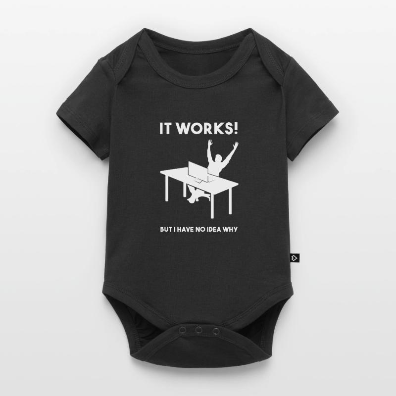 works no idea why programmer computer Baby Premium short-sleeve bodysuit