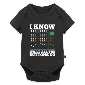 sound engineer - Baby Premium short-sleeve bodysuit - black - Front