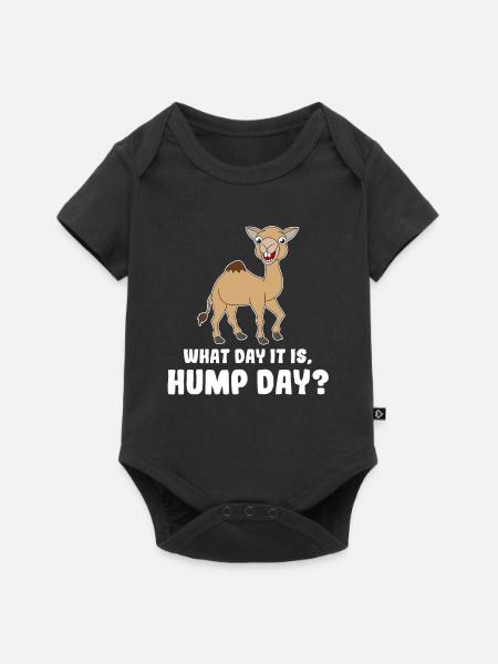 Kamel Kamele Tierliebe Liebhaber Geschenk - Baby Premium Kurzarmbody - Schwarz