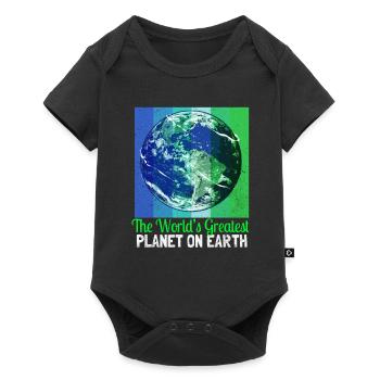 Jour de la Terre - Body à manches courtes Premium Bébé - noir - Devant