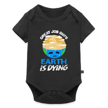 Jour de la Terre - Body à manches courtes Premium Bébé - noir - Devant